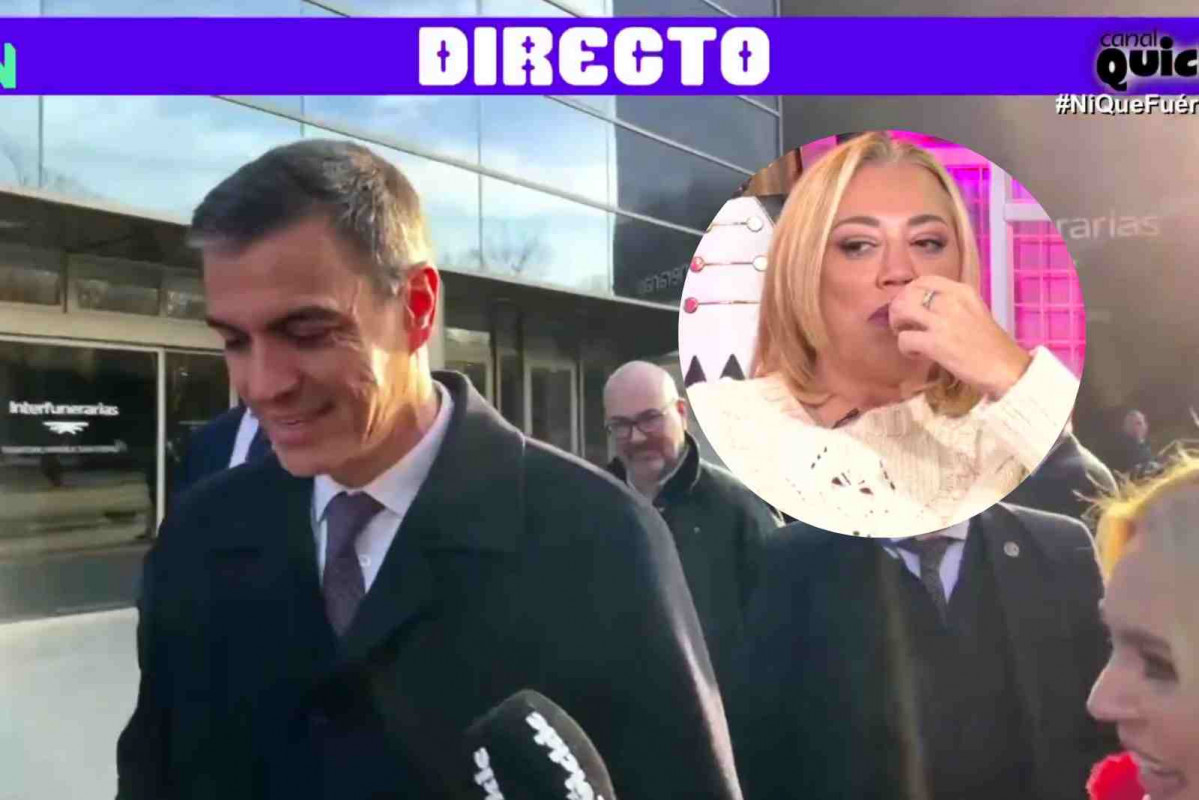 Pedro Sánchez y Belén Esteban en 'Ni que fuéramos'