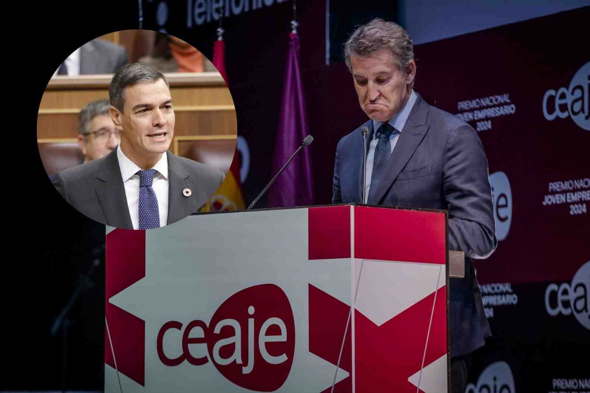 Pedro Sánchez y Alberto Núñez Feijóo (2)