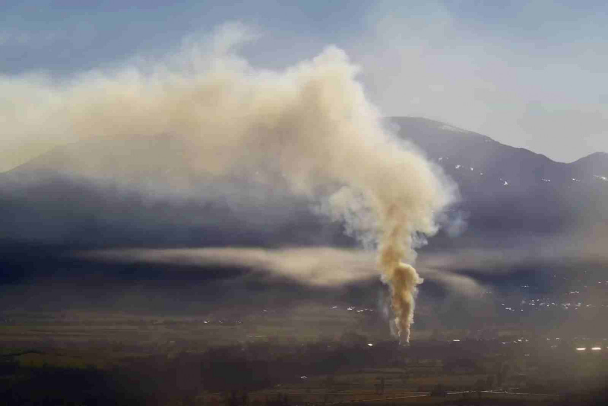 Columna de humo en la Alta Cerdanya   P4Estacions