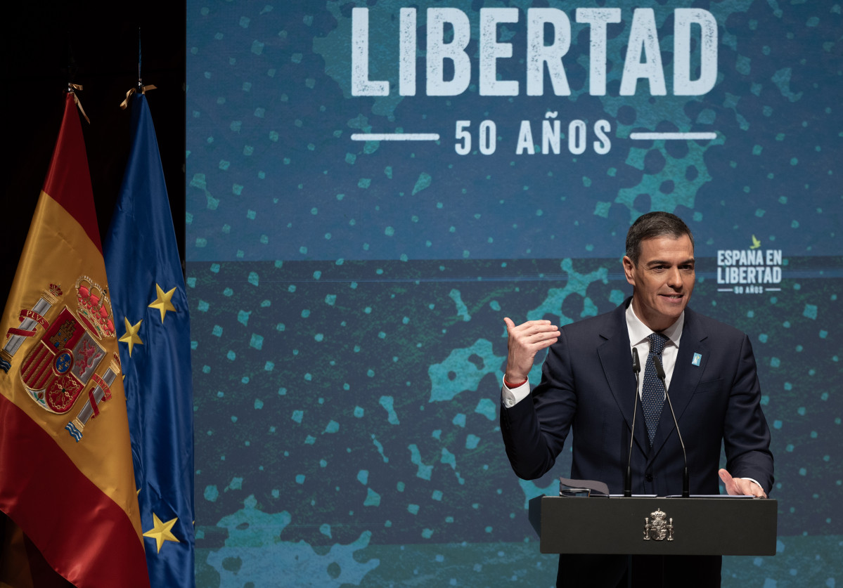 EuropaPress 6438967 presidente gobierno pedro sanchez interviene acto espana libertad auditorio