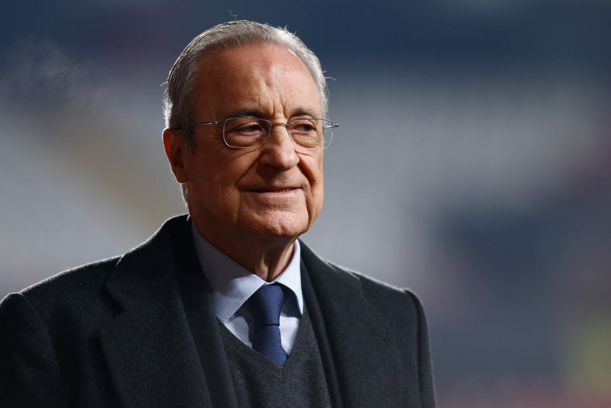 EuropaPress 6406840 florentino perez rodriguez president of real madrid looks on during the