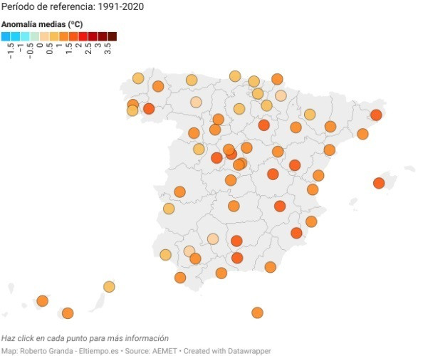 EuropaPress 6451478 ninguna zona pais tuvo ano fresco solo normal mejor casos