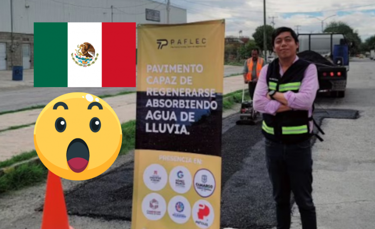 ¿Pavimento antibaches? Existe, gracias al ingenio de un joven ingeniero mexicano