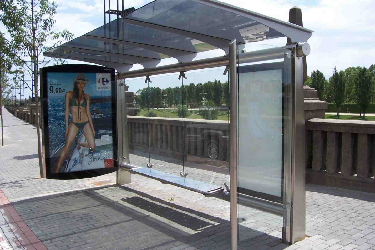 Parada de autobús en Lleida