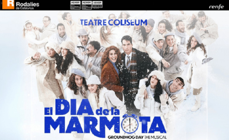 Espectaculares descuentos de la mano de Renfe para ver el musical 'El Día de la Marmota'