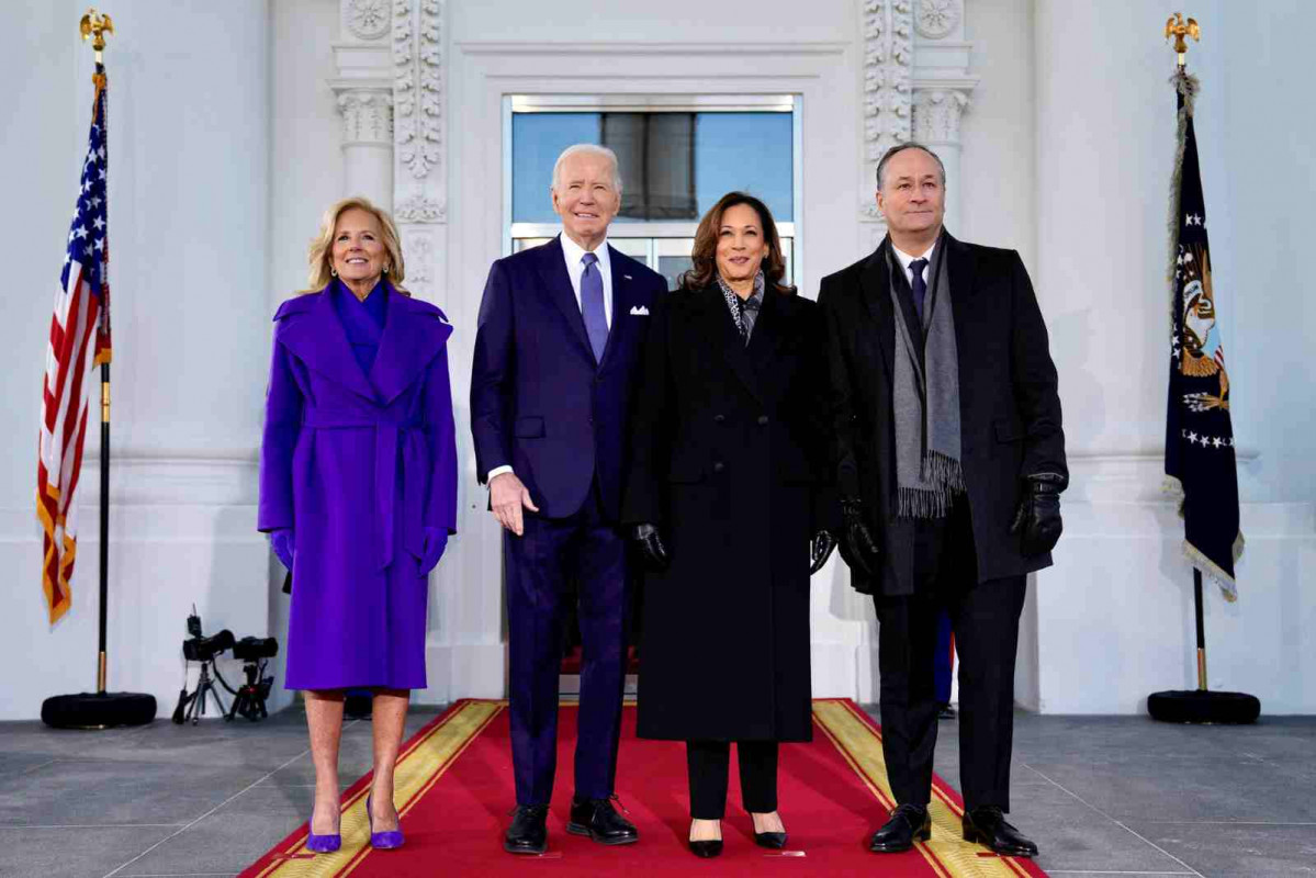 Última fotografía de Joe Biden y Kamala Harris en la Casa Blanca