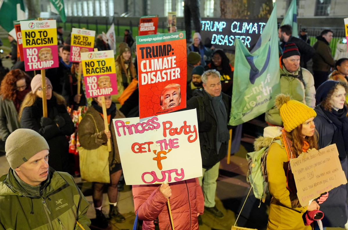 EuropaPress 6466560 20 january 2025 united kingdom london people take part in protest organised