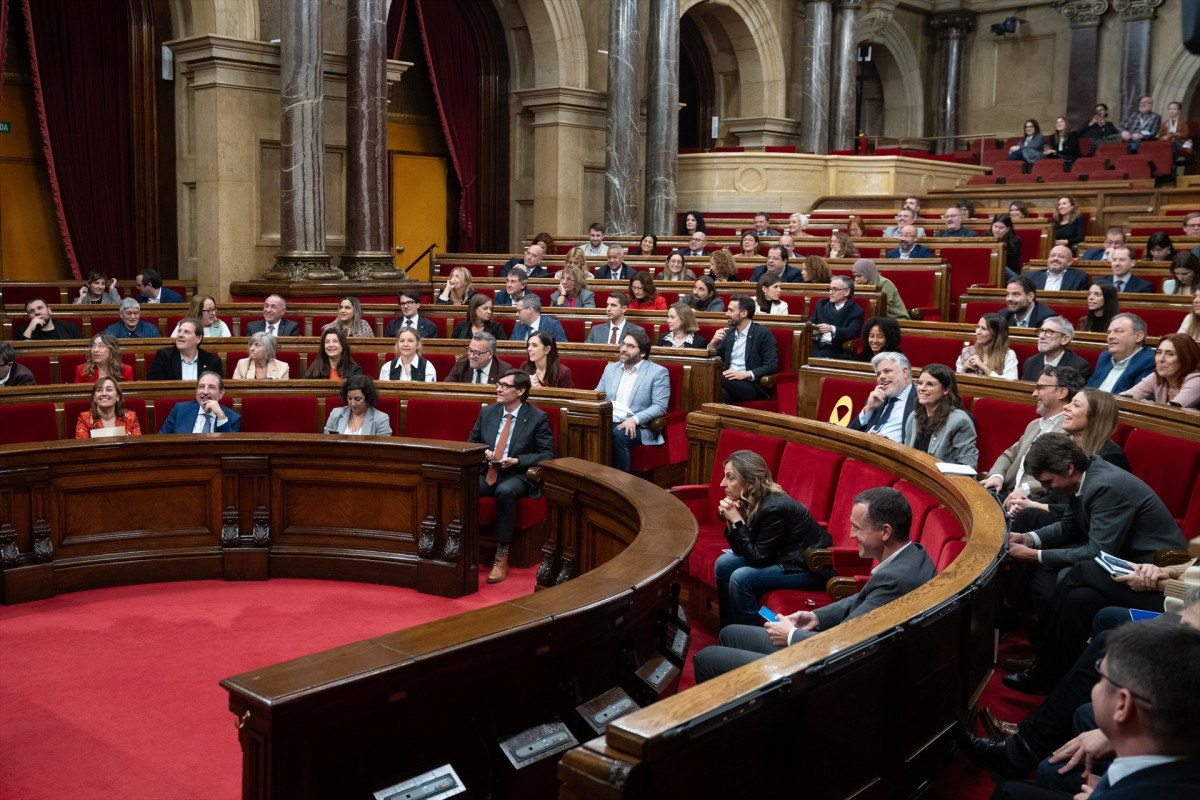 EuropaPress 6416014 votaciones sesion pleno parlament 19 diciembre 2024 barcelona cataluna