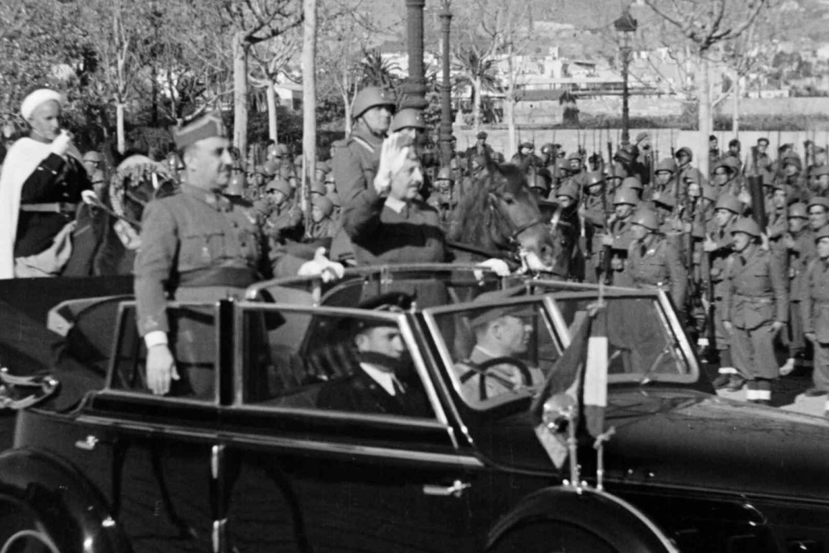 Entrada de Franco en Barcelona en 1939