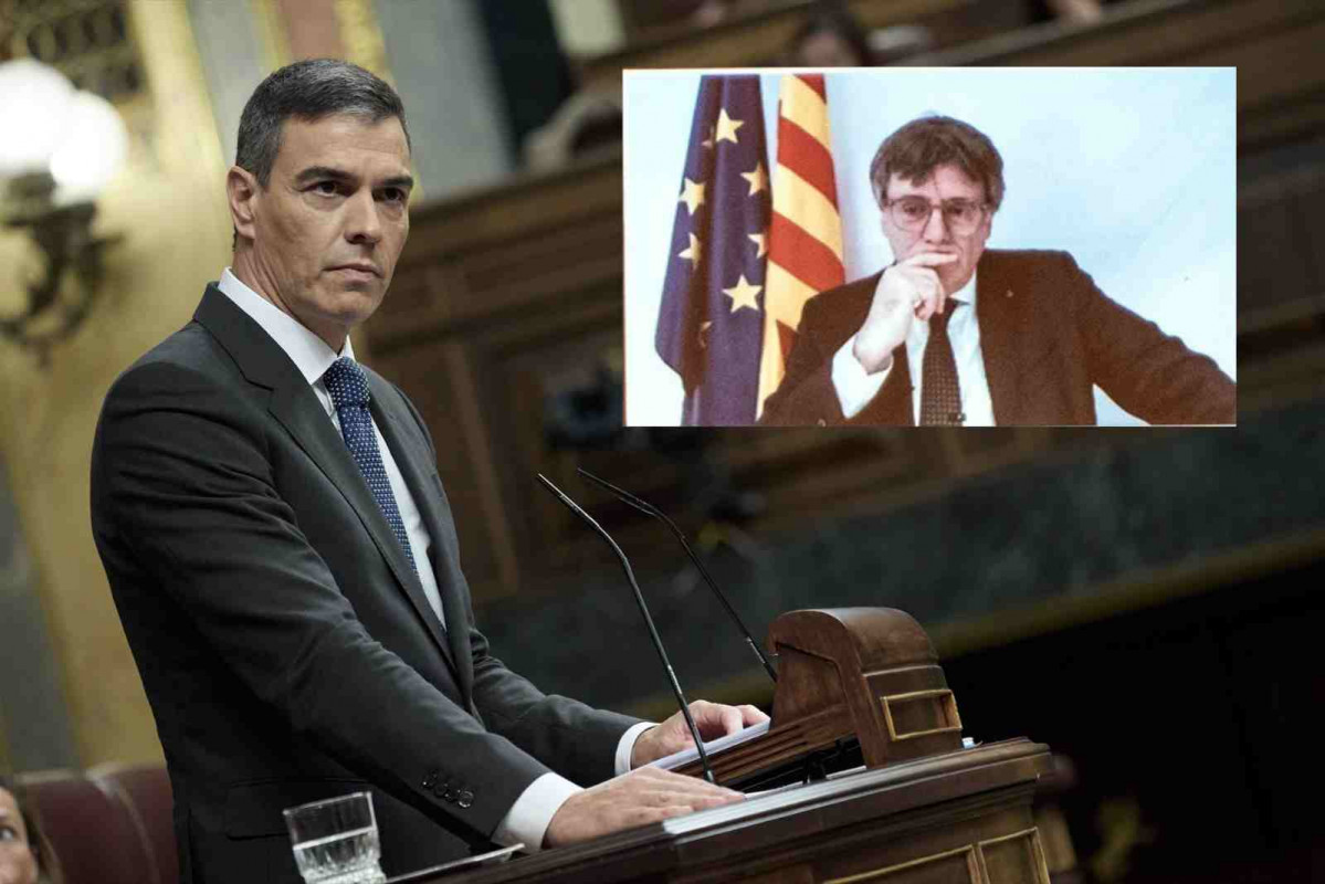 Pedro Sánchez y Carles Puigdemont