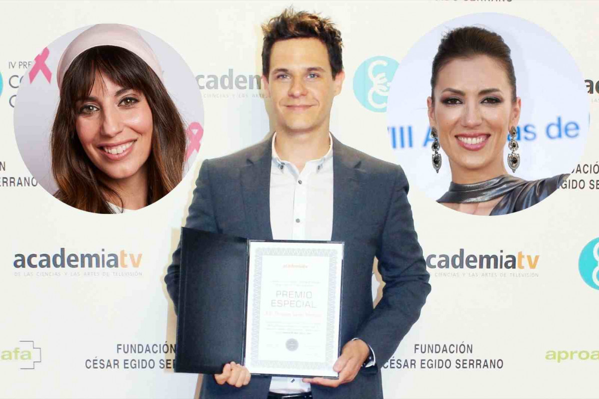 Christian Gálvez, Almudena Cid y Patricia Pardo