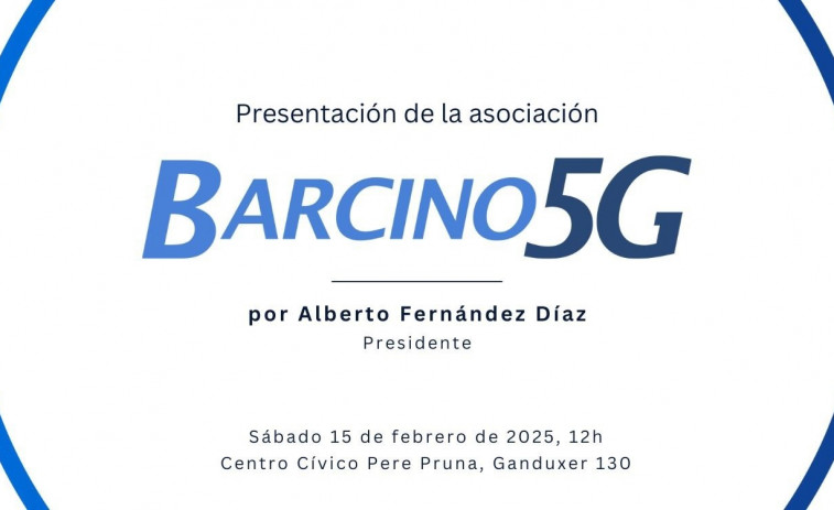 La asociación Barcino5G se presentará el 15 de febrero como foro 