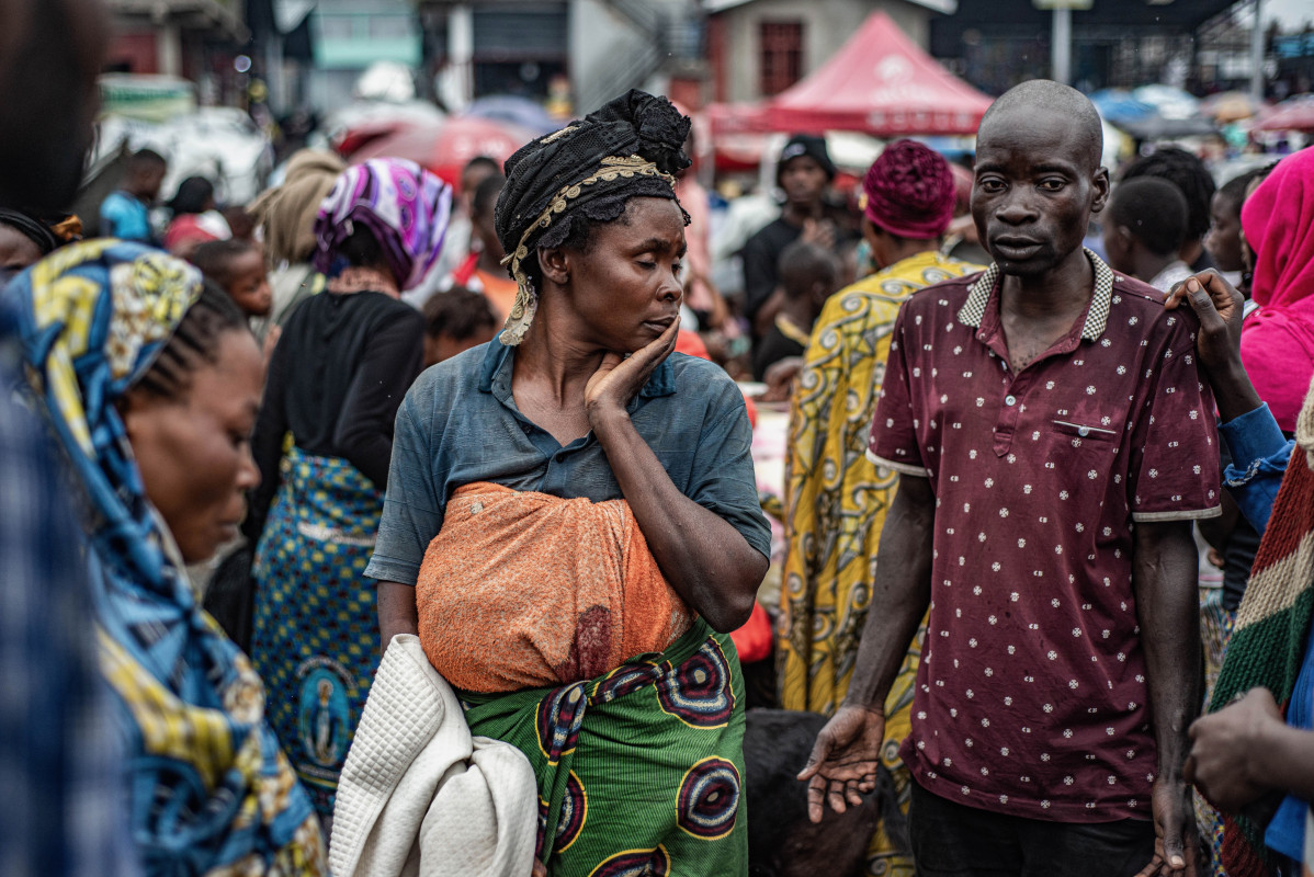 EuropaPress 6485453 goma jan 25 2025    displaced people are seen at the nzulo port near goma