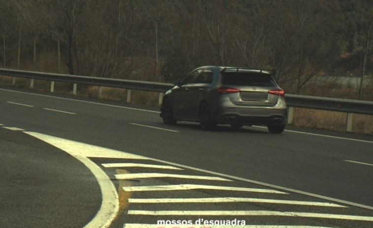 Denunciado un conductor por circular a 188km/h en la C-14 en Peramola