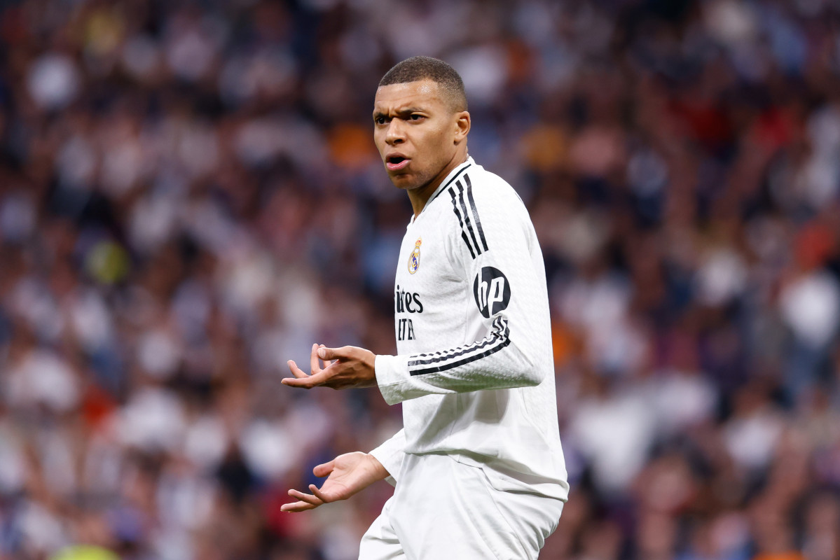 EuropaPress 6537930 kylian mbappe of real madrid protests during the spanish league laliga ea