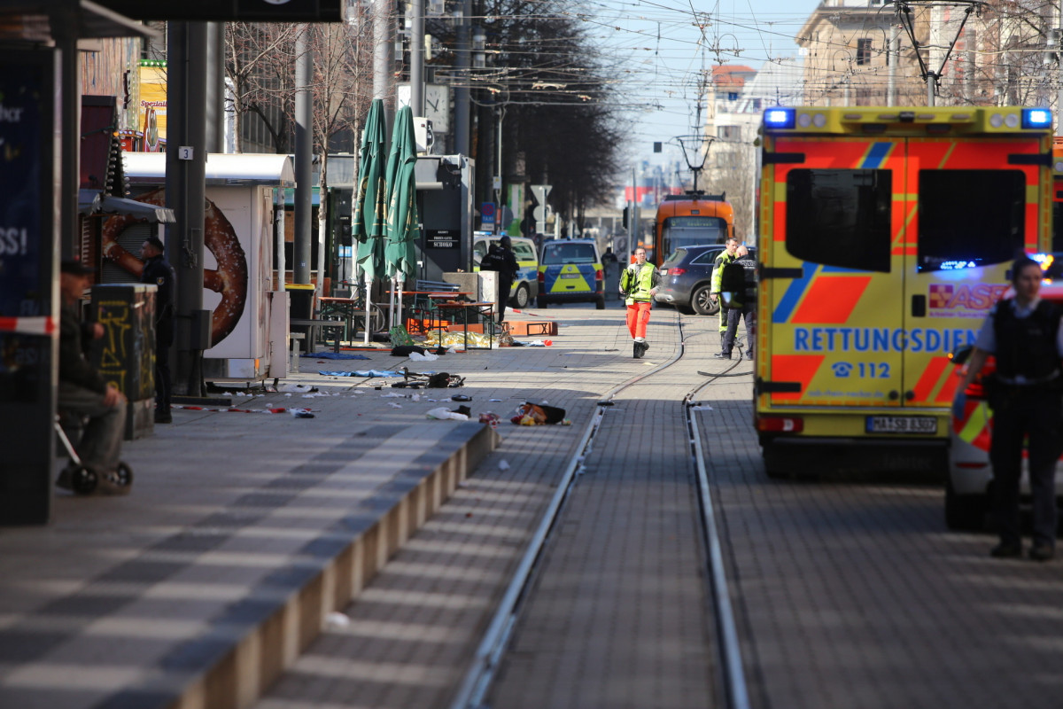 EuropaPress 6555597 03 march 2025 baden wurttemberg mannheim emergency services and police