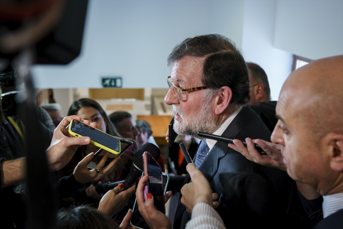 EuropaPress 6559834 expresidente gobierno mariano rajoy comparece comision investigacion