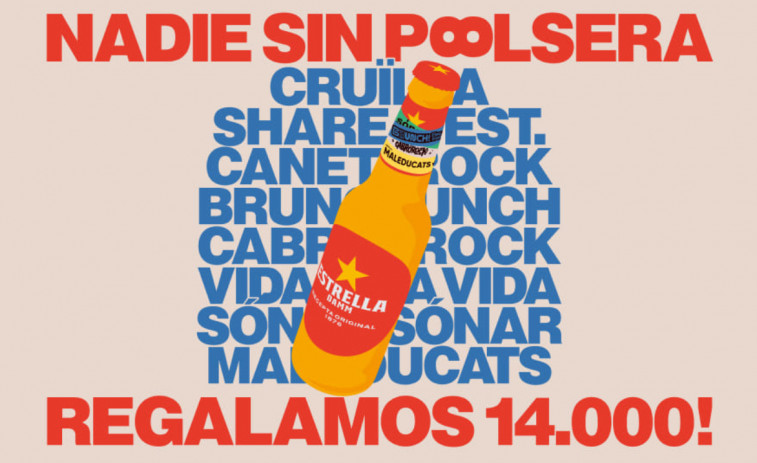 Vuelve la Poolsera de Estrella Damm: en juego 14.000 entradas para 8 festivales de música