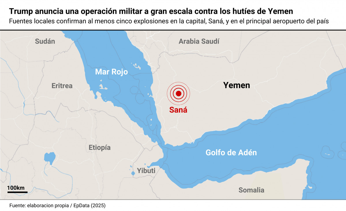 EuropaPress 6583027 mapa localizacion ataques eeuu sana yemen presidente estados unidos donald