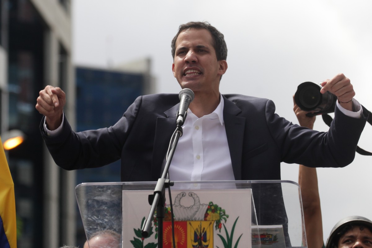 Guaidó juramento en caracas