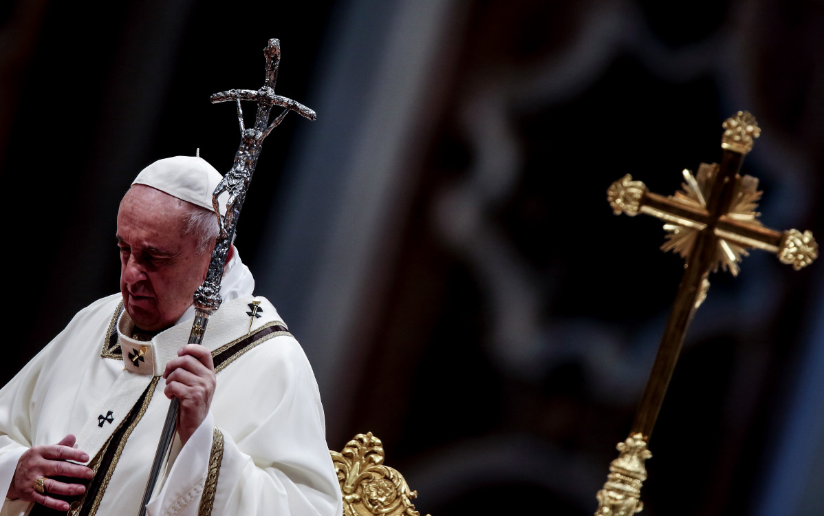 El Papa Francisco en la Basílica de San Pedro del Vaticano, celebrando la Epifanía el pasado 6 de enero de 2020