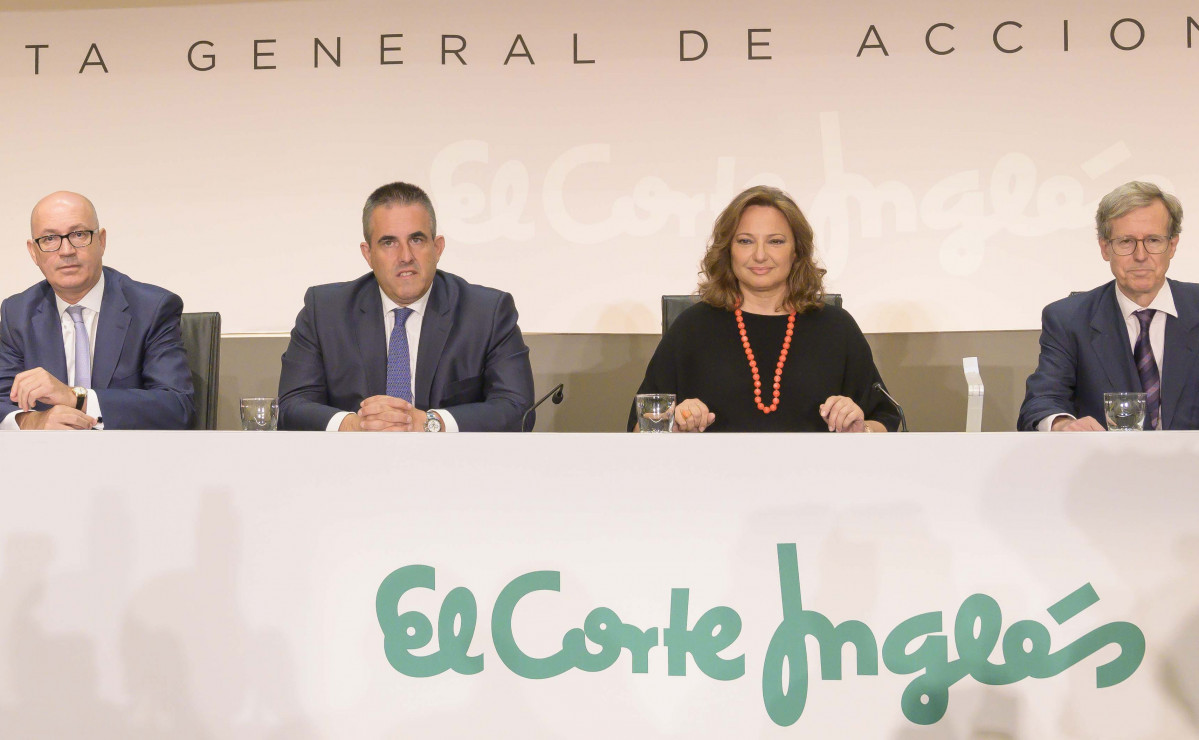 Consejo de Adminitración de El Corte Inglés: Jesús Nuño de la Rosa, Víctor del Pozo, Marta Álvarez, Antonio Hernández Gil