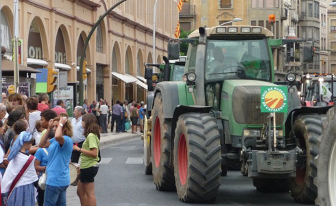 tractor labradores manifestacion